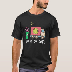 Valentines Day Garbage Truck Loads Of Love Boys Ki T-Shirt