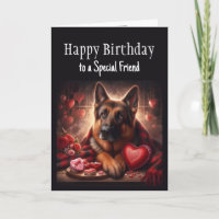 Valentine's Day German Shepherd Dog Special Friend