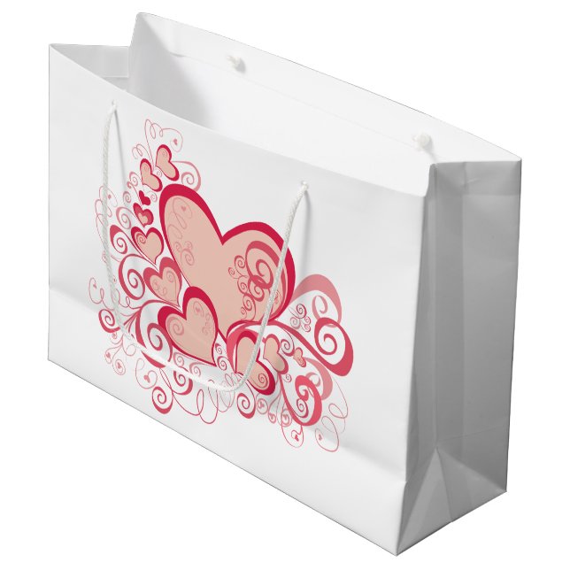 Valentine's Day Gift Bags (Front Angled)