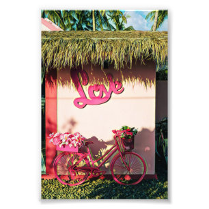 Valentine's day gift for bikers photo print