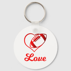 Valentines Day Gift For Football Lovers  Key Ring