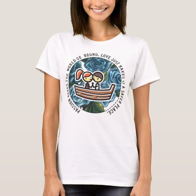 Valentine's Day gift for lovers T-Shirt (Front)