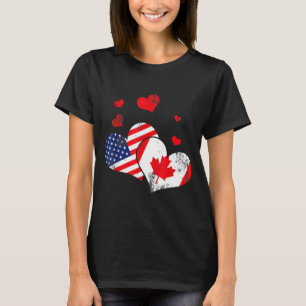 Valentine's Day Gift Maple Leaf Canada  T-Shirt