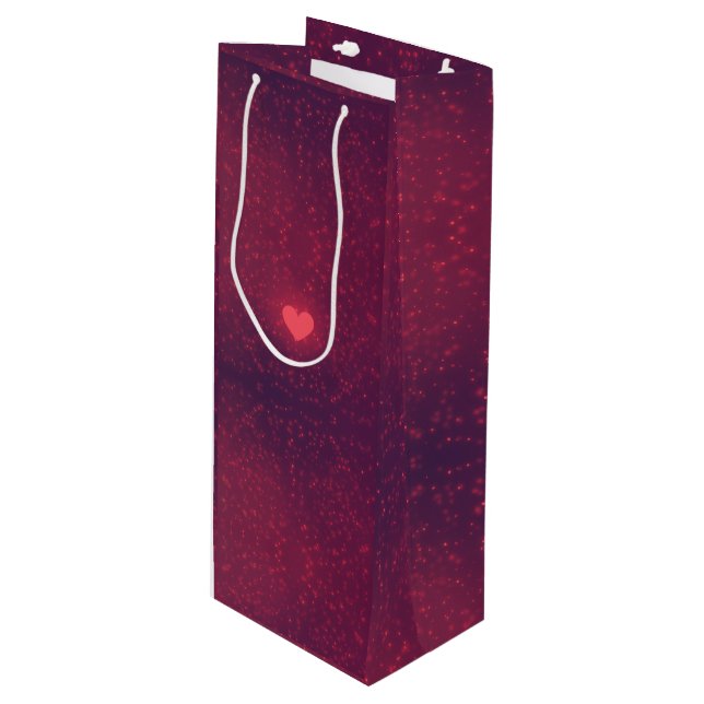 Valentine's Day gift package Wine Gift Bag (Front Angled)