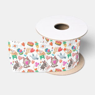 Valentine's Day Gift Ribbon Satin Ribbon