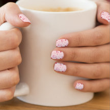 Valentine's Day Girly Pink Red Hearts Pattern