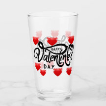 Valentines Day Glass