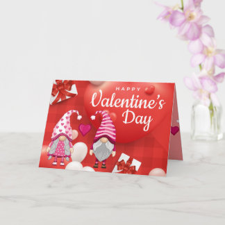 Valentine's Day Gnome Card