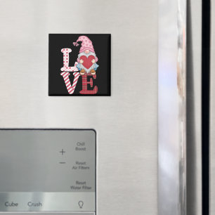 Valentines Day Gnome Love Couple Gifts for Her  Magnet