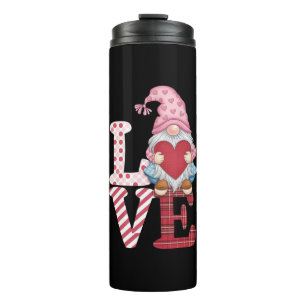 Valentines Day Gnome Love Couple Gifts for Her  Thermal Tumbler