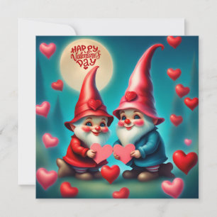 Valentine's Day Gnomes Holiday Card