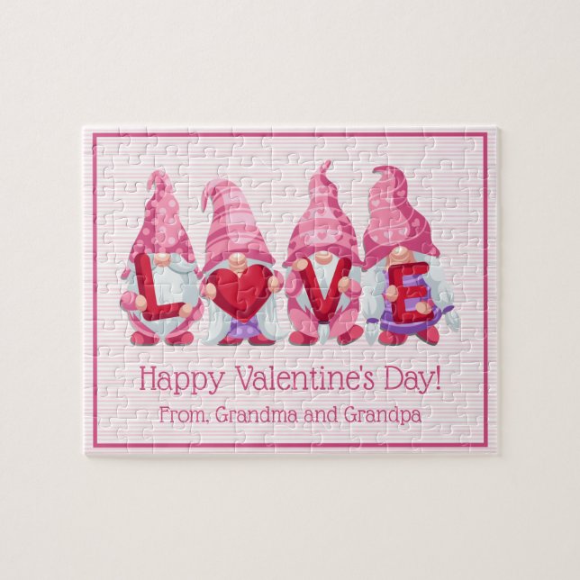 Valentine's Day Gnomes Jigsaw Puzzle (Horizontal)