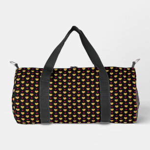 Valentine's Day Gold Hearts Pattern-23655 Duffle Bag