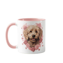 Valentine's Day Golden Doodle
