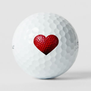 Valentine's Day Golf Ball