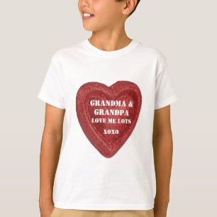 Valentine's Day Grandma & Grandma Love Me Heart T-Shirt