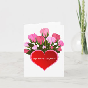  Valentine's Day Grandma Roses  Card