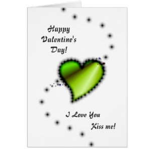 Valentine's Day - green Rainbow heart