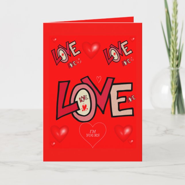 Valentine's Day Greeting Card (Front)