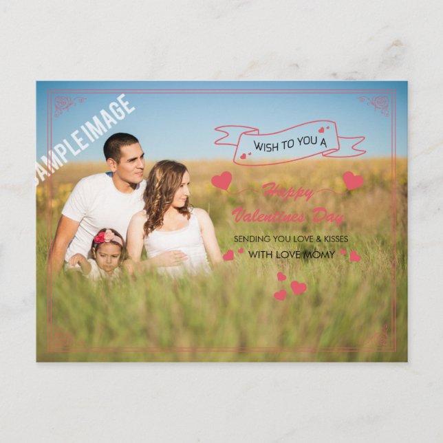 Valentines day greeting card (Front)