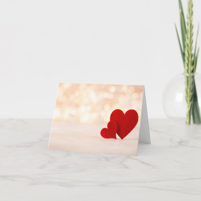 Valentines day greeting card. card (Front)