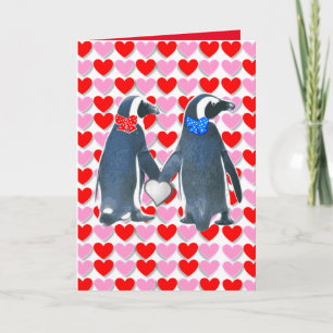 Valentine's Day Greeting Card Penguin