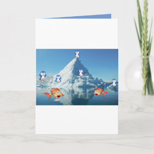 Valentine's Day Greeting Card Penguin