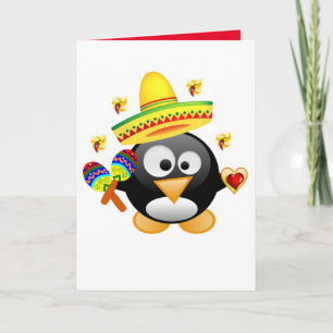 Valentine's Day Greeting Card Penguin