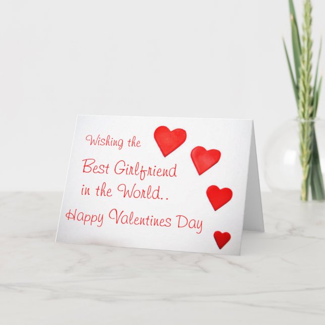 Valentines Day Greetings Card (Front)