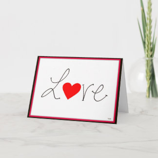 Valentine's Day Greetings Holiday Card