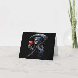Valentine's Day Grim Reaper Holiday Card