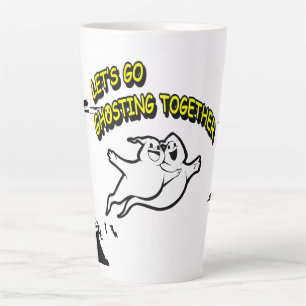 Valentine's Day Halloween Ghosting Latte Mug