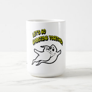 Valentine's Day Halloween Ghosting Together Mug