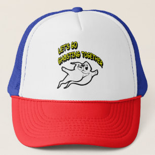 Valentine's Day Halloween Ghosting Together Trucker Hat
