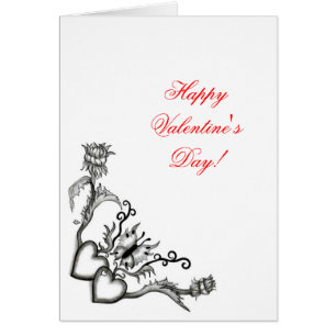 Valentine's Day - heart and butterfly on Rainbow