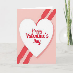 Valentines Day Heart Art Card