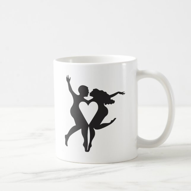 Valentine's Day Heart Coffee Mug (Right)