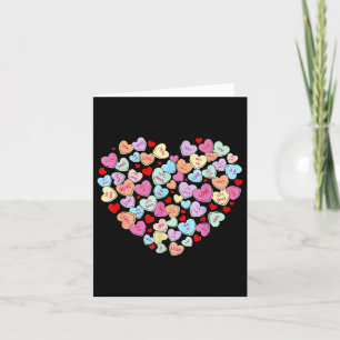Valentines Day Heart Conversation Candy Sweetheart Card