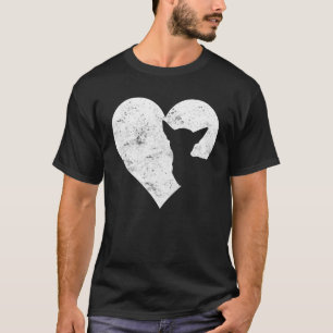 Valentine's Day Heart Cute Chihuahua Dog Lover Dog T-Shirt
