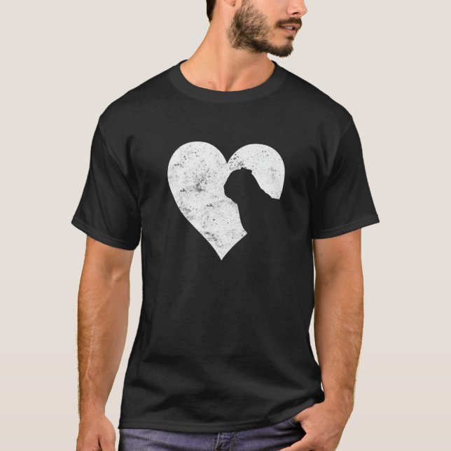 Valentine's Day Heart Cute Pug Dog Lover Dog Mum D T-Shirt (Front)
