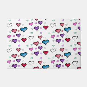 Valentine's Day heart Doormat