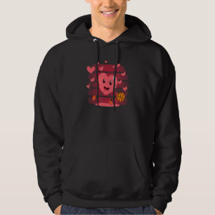 Valentines Day Heart Dunking Basketball Player Coa Hoodie