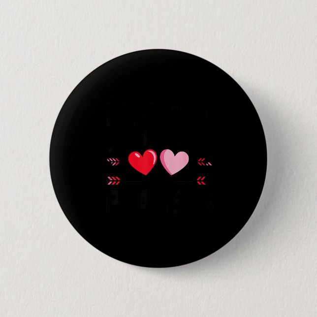 Valentines Day Heart Family Gamer Gaming New Paren 6 Cm Round Badge (Front)