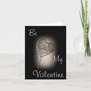 Valentine's day heart holiday card