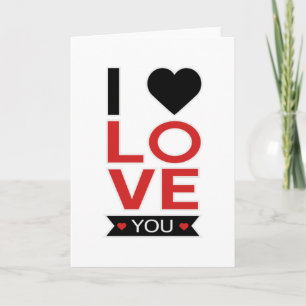 Valentine's Day Heart Love Couples Cute Gift Idea Card