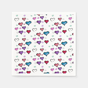 Valentine's Day heart Napkins