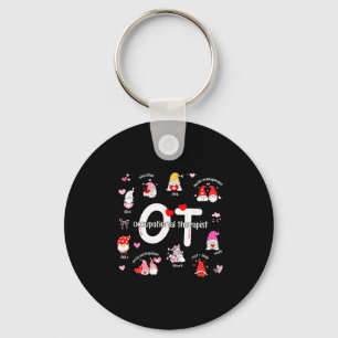 Valentines Day Heart Occupational Therast Ot Thera Key Ring