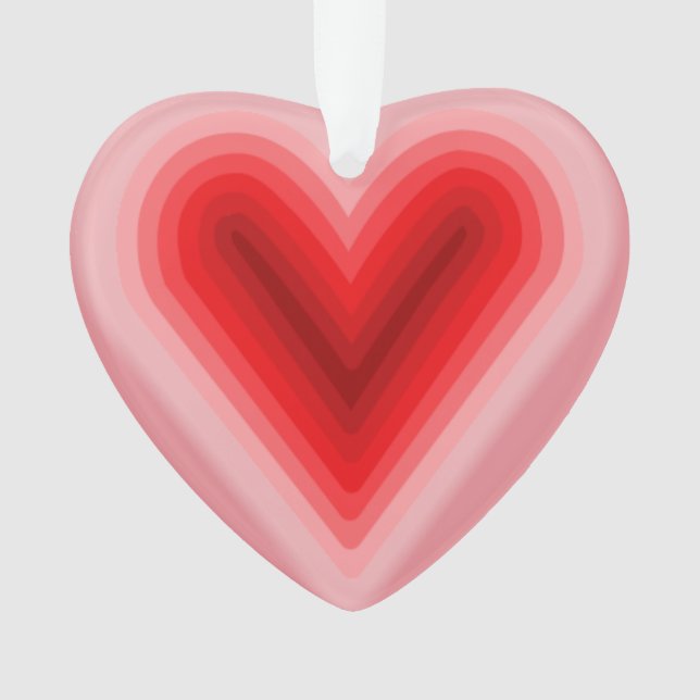 Valentine's Day Heart Ornament Decoration (Front)