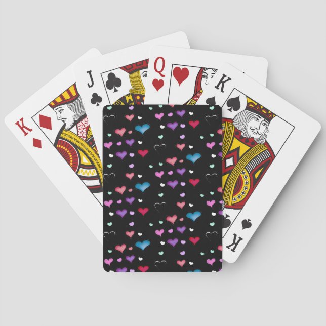 Valentine's Day heart  Playing Cards (Back)