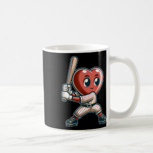 Valentine's Day Heart Sell Team Player Tter Hitter Coffee Mug